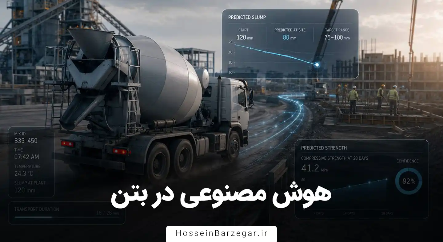 هوش مصنوعی در بتن