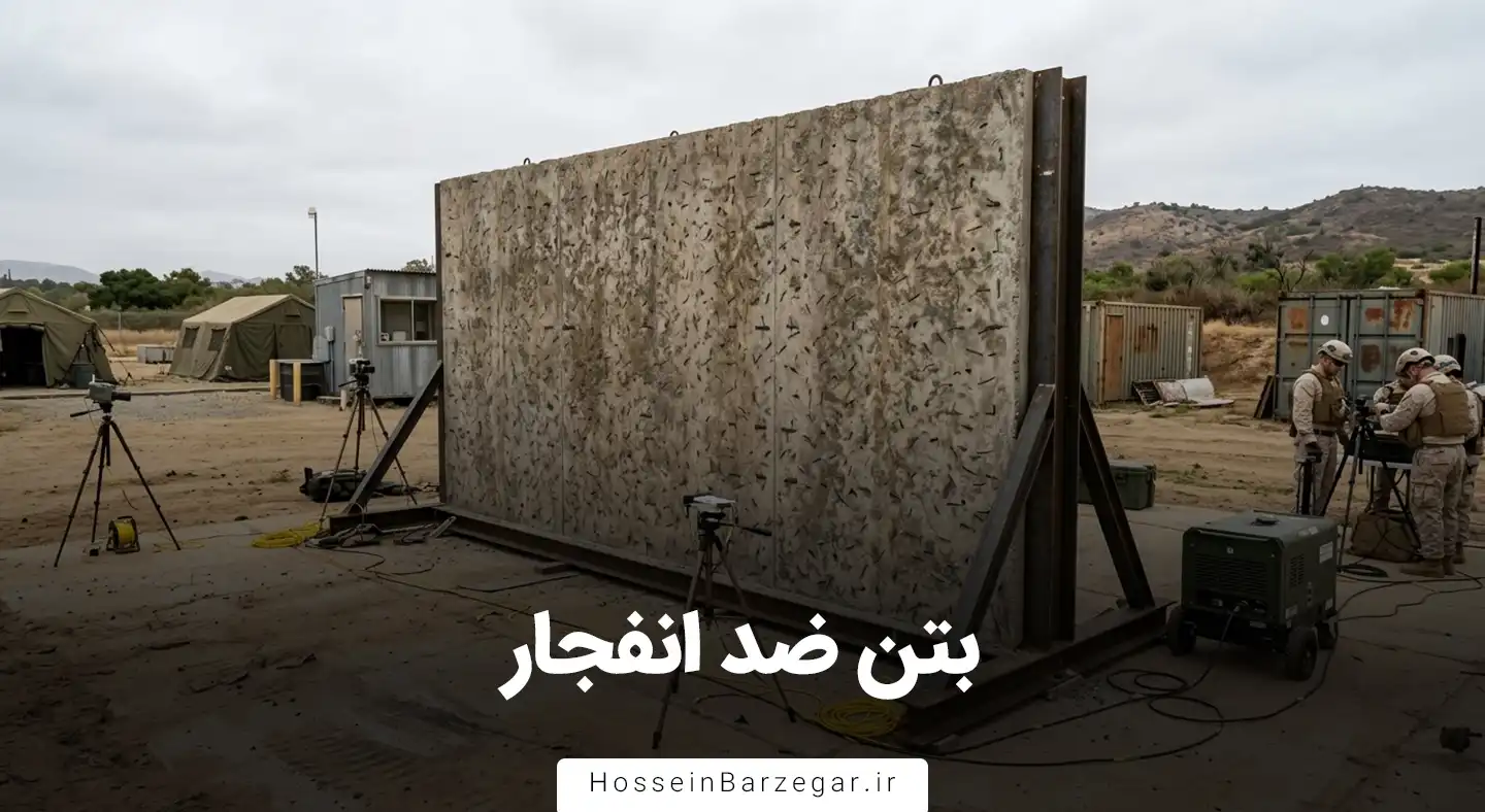 بتن ضد انفجار